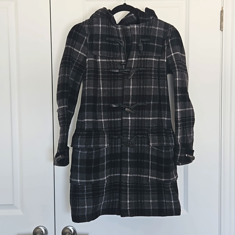 Aritzia TNA hoodes wool jacket